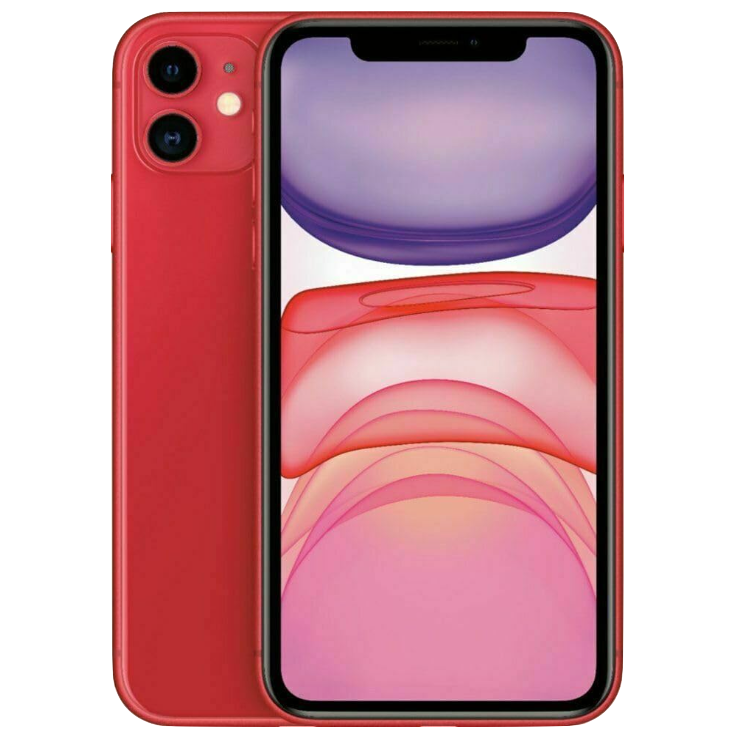 Refurbished iPhone 11 - 64GB - Red - Unlocked - ★★★☆☆ Good