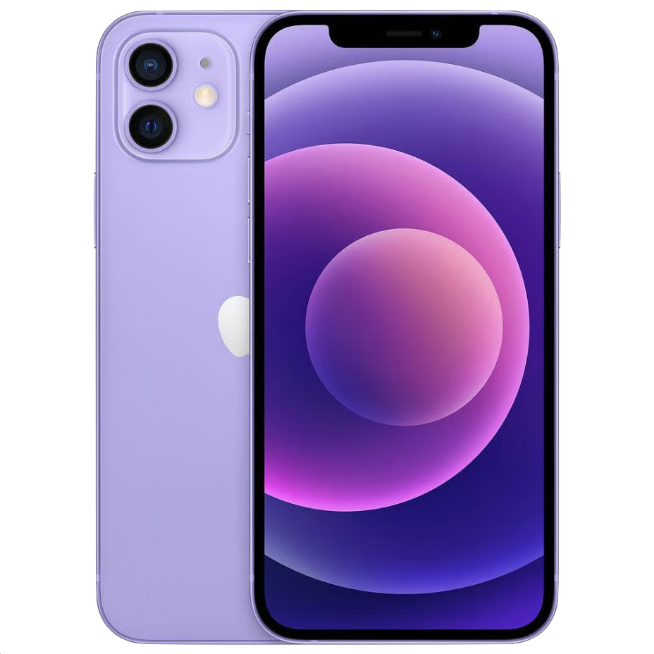 Refurbished iPhone 12 - 64GB - Purple - Unlocked - Excellent Condition