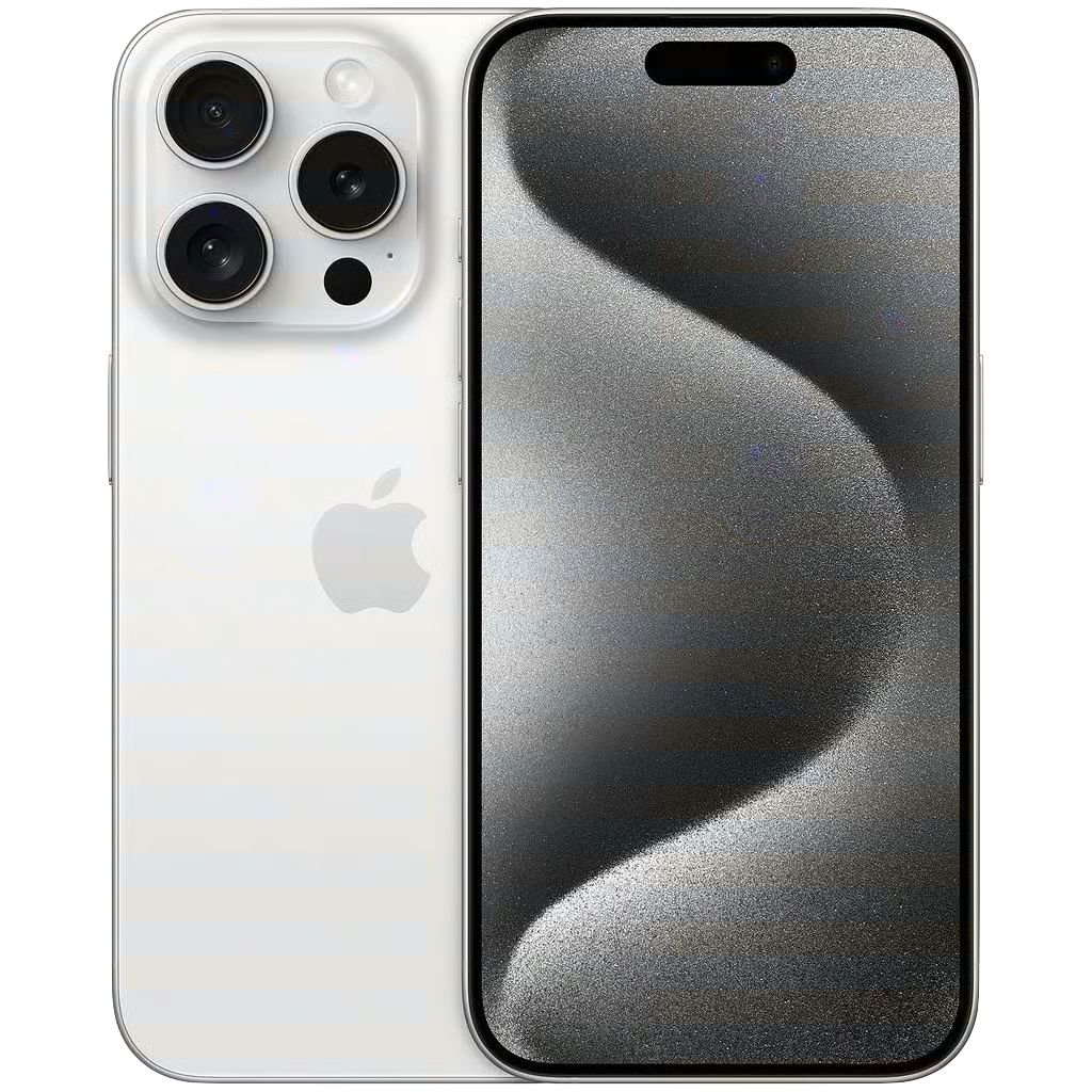 Refurbished iPhone 15 Pro - 128GB - White Titanium - Unlocked - ★★★★★ Like New