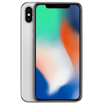 Refurbished iPhone X - 256GB - Silver - Unlocked - ★★★★☆ Excellent