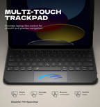 iPad A16 Magnetic Keyboard Case