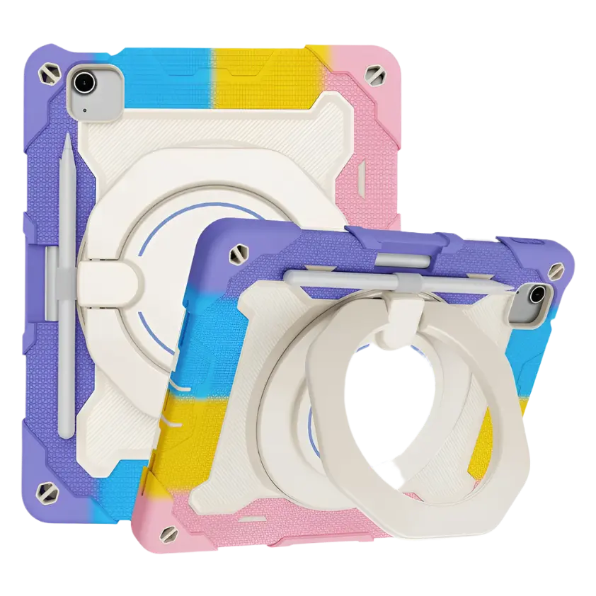 Shockproof Armor Case for iPad Series (with Rotating Stand)