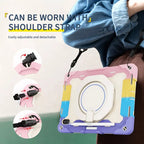 Shockproof Armor Case for iPad Series (with Rotating Stand)