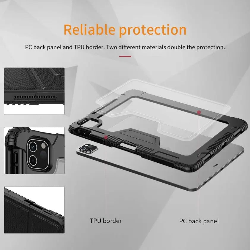 Shockproof Armor Flip Case for iPad Series