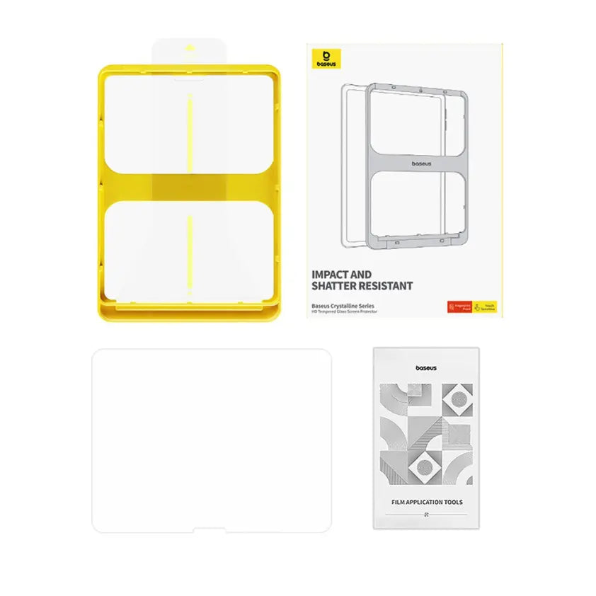 Tempered Glass Screen Protector for iPad with Quick Fit Tool