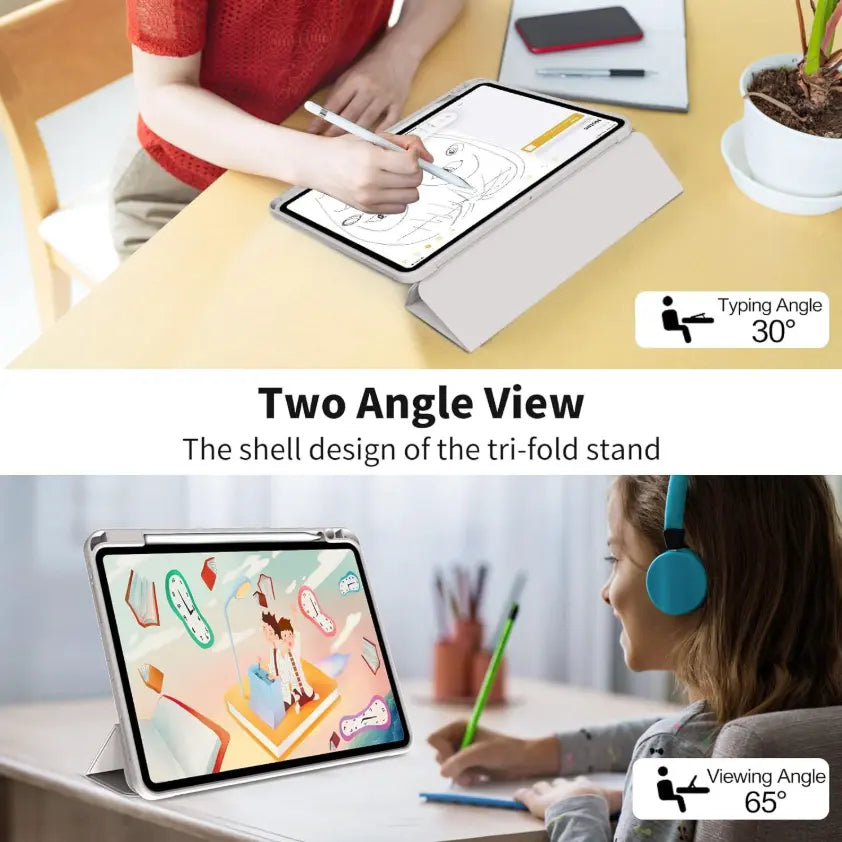 Tri-Fold Slim Folio Case for iPad Series