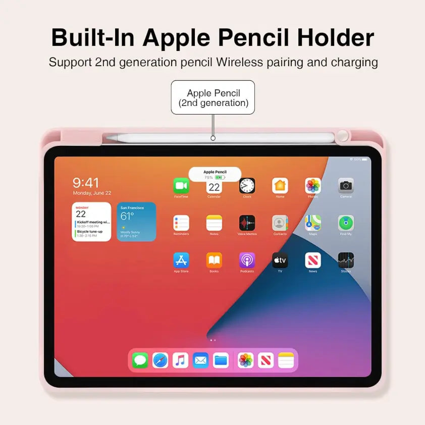 Tri-Fold Slim Folio Case for iPad Series
