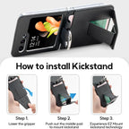 Wallet Case with Stand for Samsung Galaxy Z Flip6 / Z Flip5