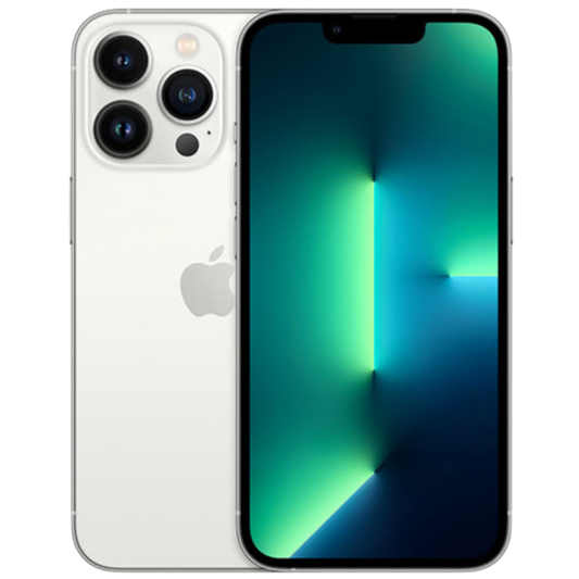 refurbished preowned iphone 13 pro max silver warranty invoice 128gb
